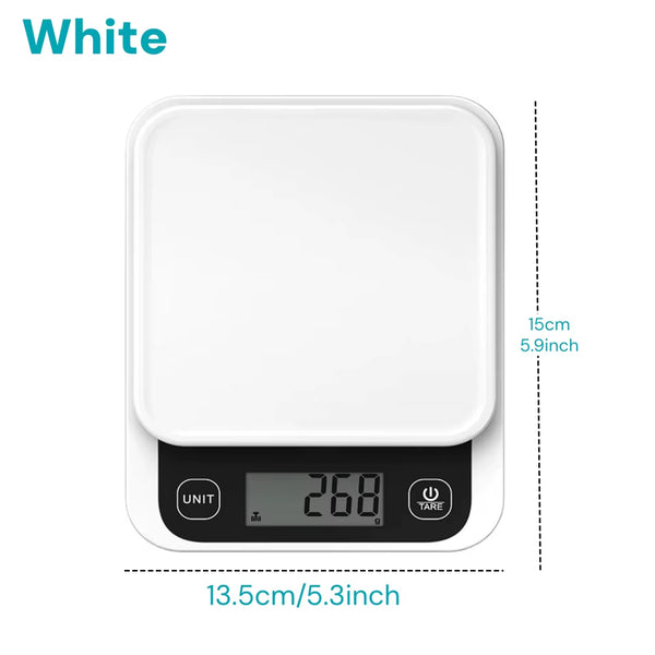Smart Bluetooth Kitchen Scale 0.1G Precision Food Scale with Nutritional Tracking APP Digital Scale for Weight Loss Diet Fitness